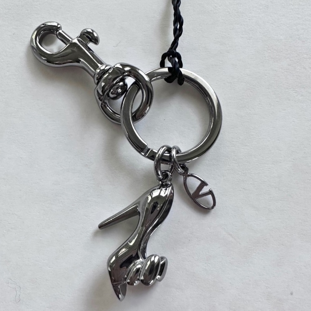Valentino Garavani High Heel Shoe Bag Charm/Keychain - Picture 3 of 11